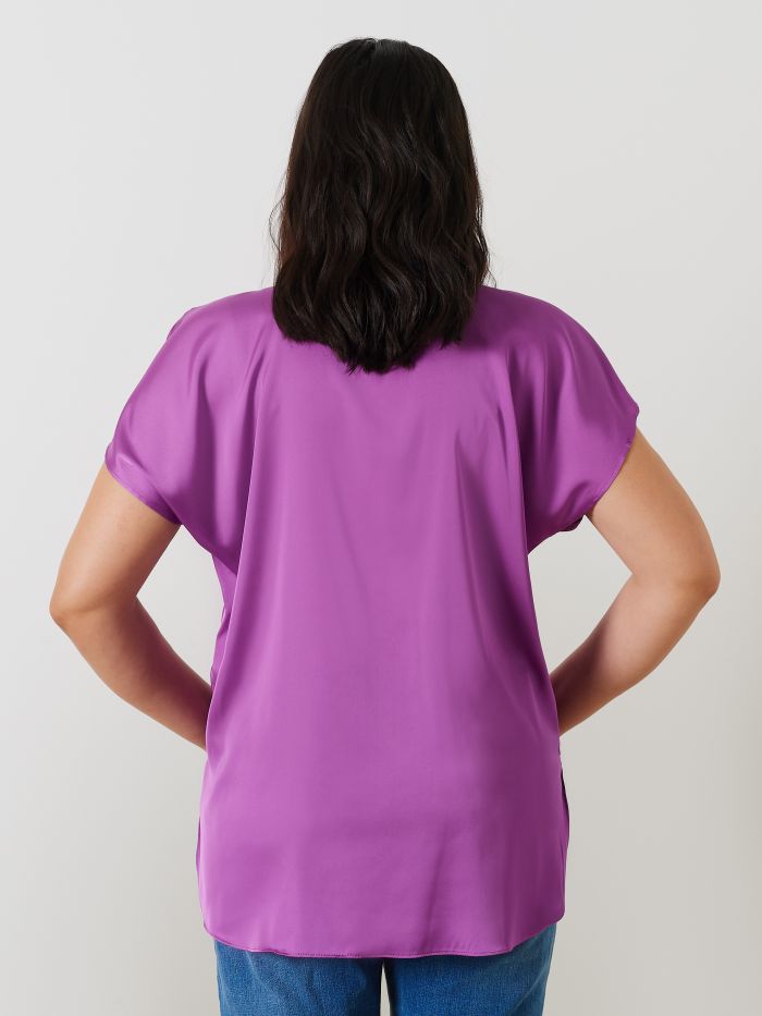 Blouse curvy en satin  Rinascimento