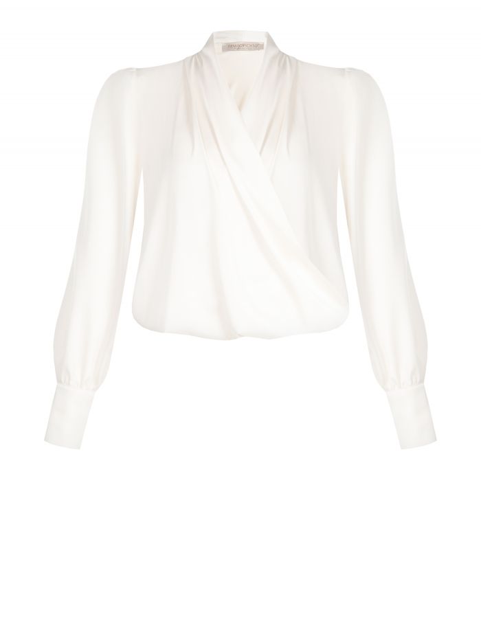 Blouse curvy en satin  Rinascimento