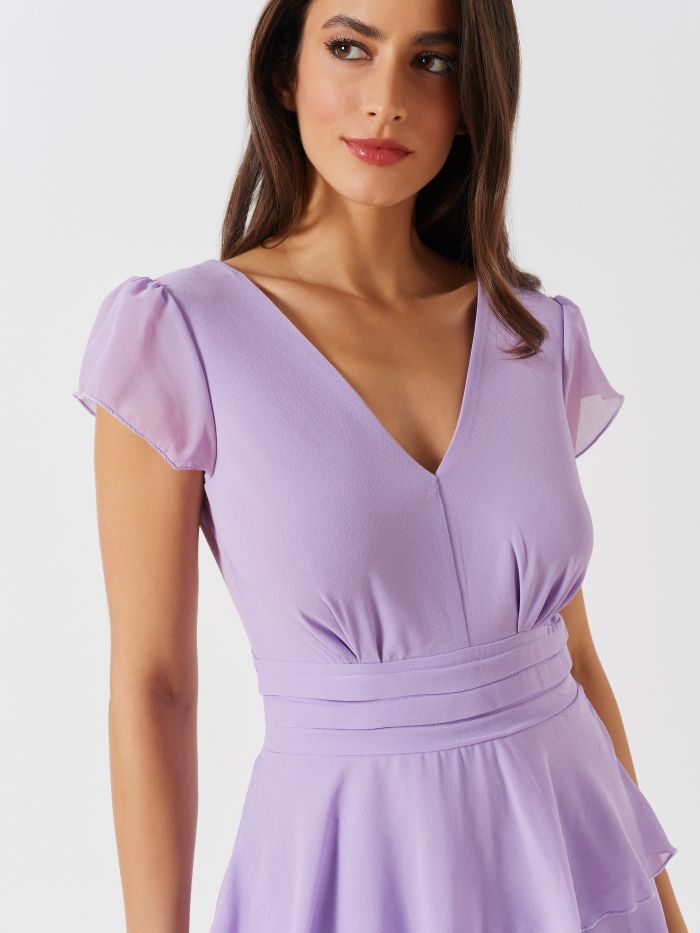Short Dress with Volants  Rinascimento
