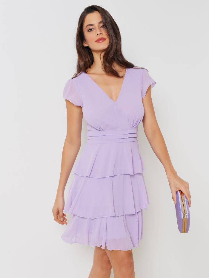 Short Dress with Volants  Rinascimento