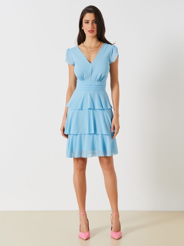 Short Dress with Volants  Rinascimento
