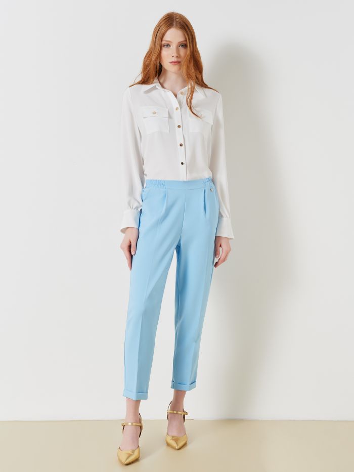 Pantaloni Jogger in Tessuto Tecnico   Rinascimento