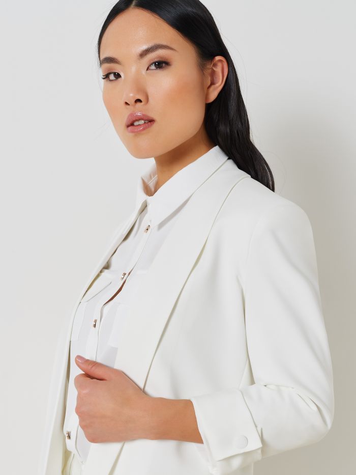 Open Jacket in Technical Fabric  Rinascimento
