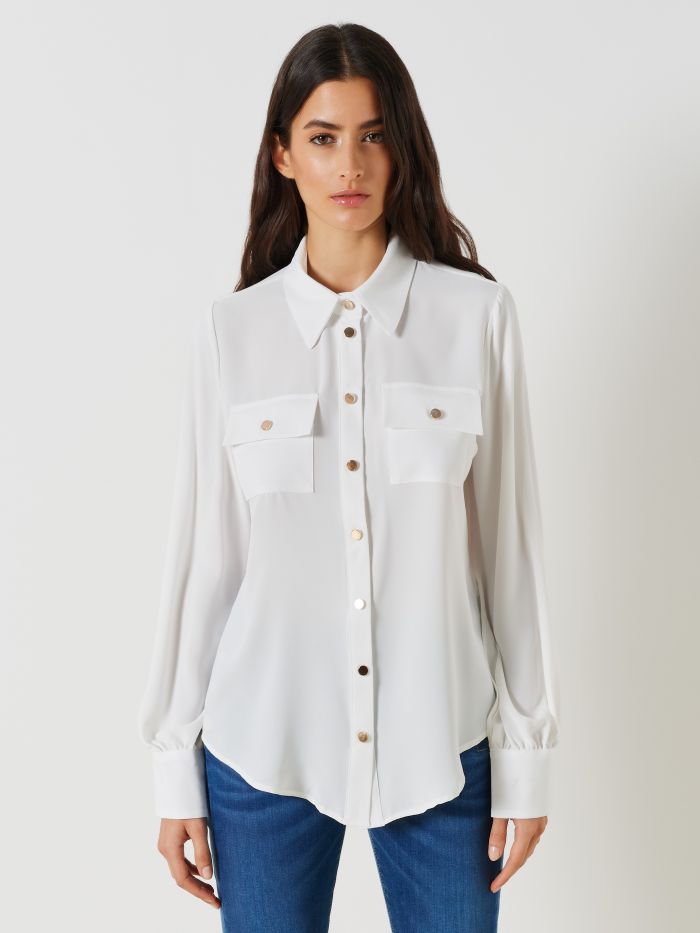 Chemise en tissu fluide  Rinascimento