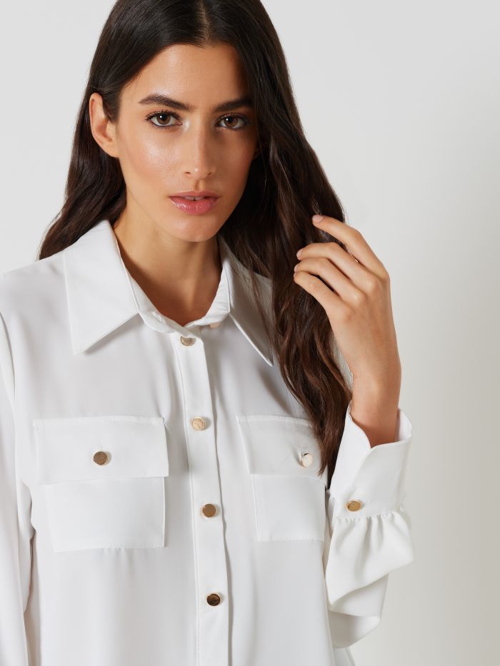 Chemise en tissu fluide  Rinascimento