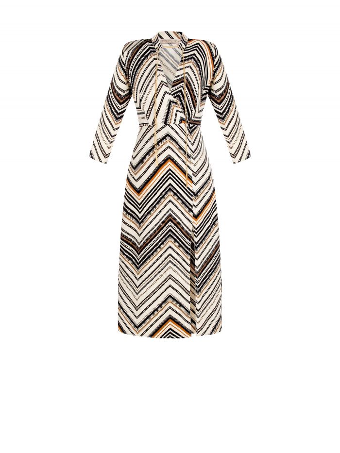 Vestido de chevron  Rinascimento