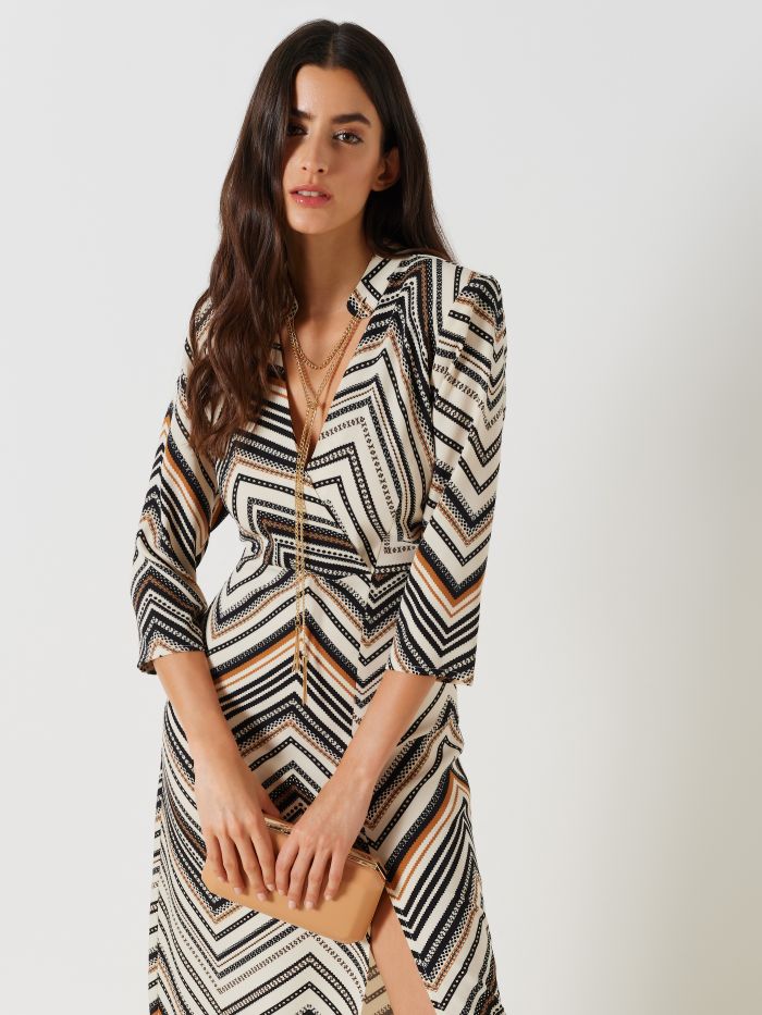 Vestido de chevron  Rinascimento