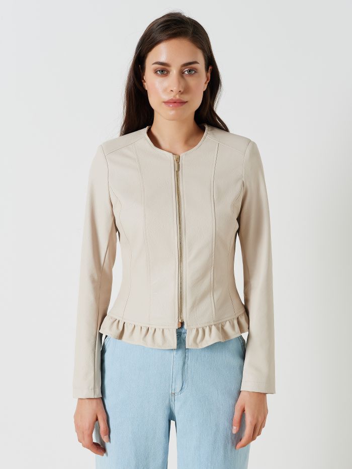 Veste en faux cuir  Rinascimento