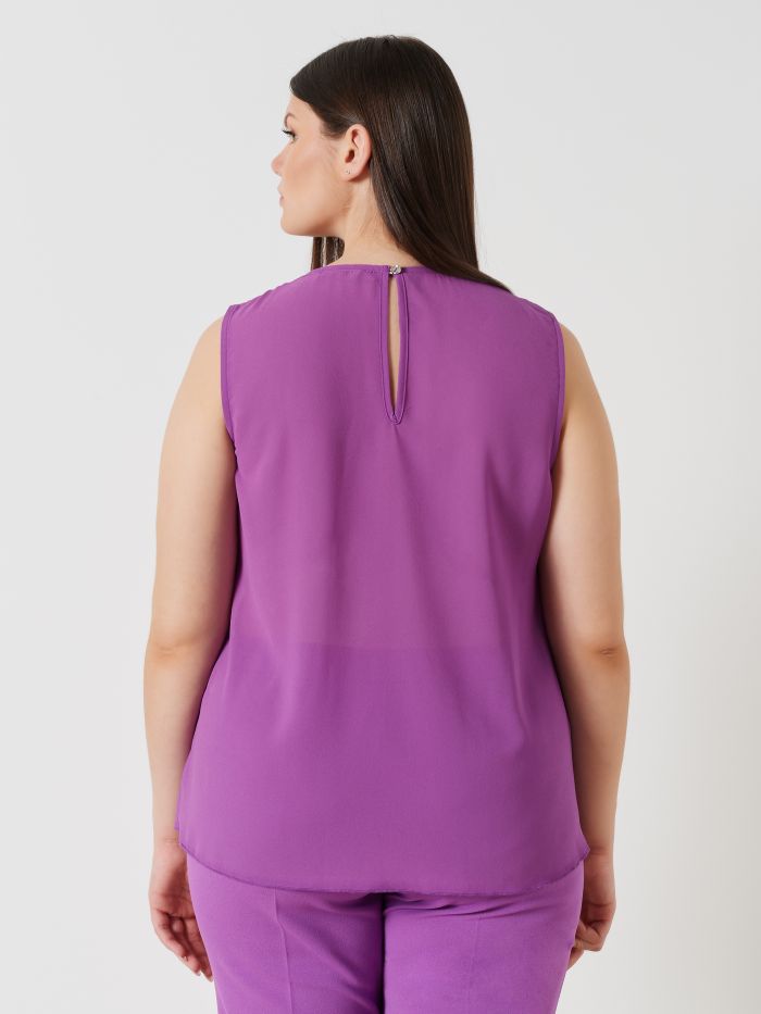 Curvy Top with Jewel Detail  Rinascimento