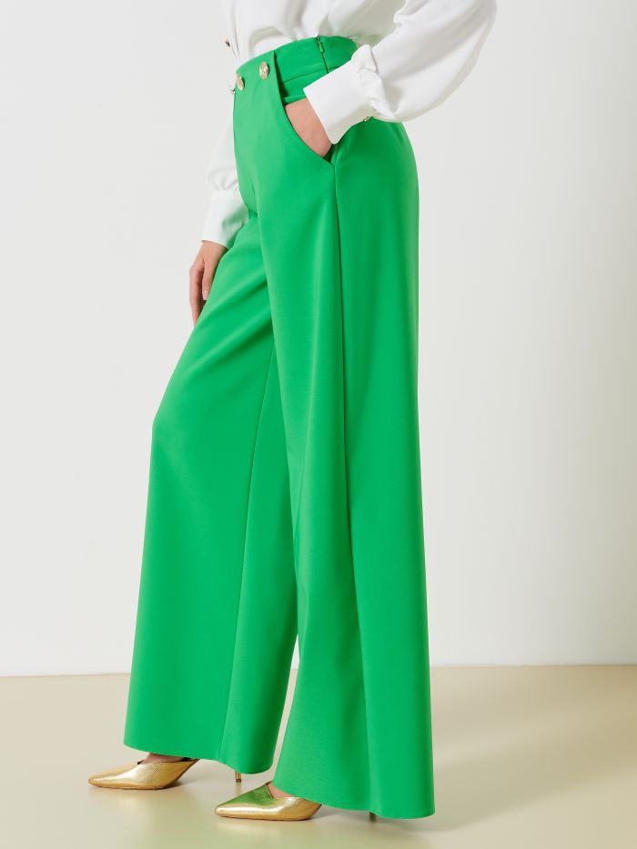 Pantalon coupe palazzo  Rinascimento