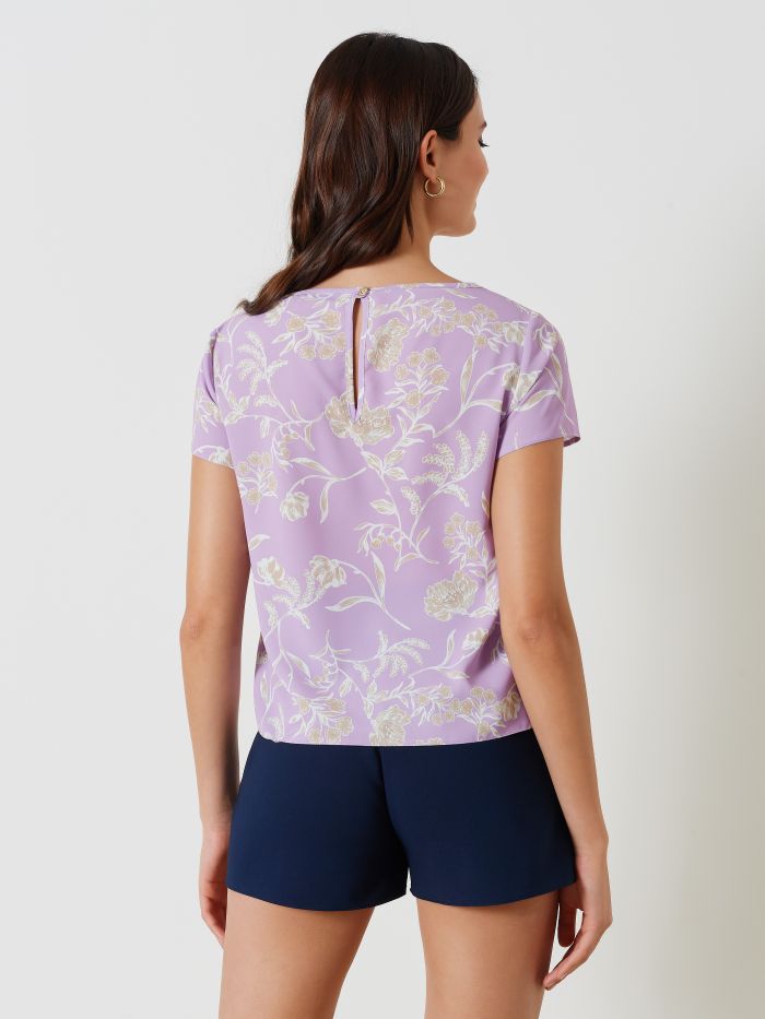 Blusa stampa Floreale  Rinascimento