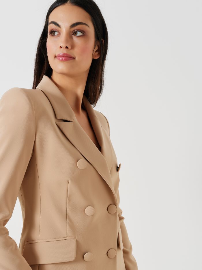 Veste croisée en tissu technique  Rinascimento