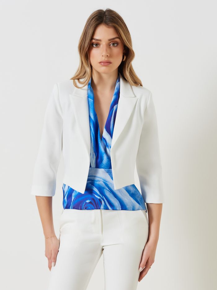 Short Jacket in Technical Fabric  Rinascimento