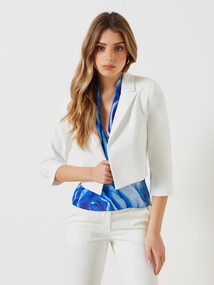 Short Jacket in Technical Fabric  Rinascimento