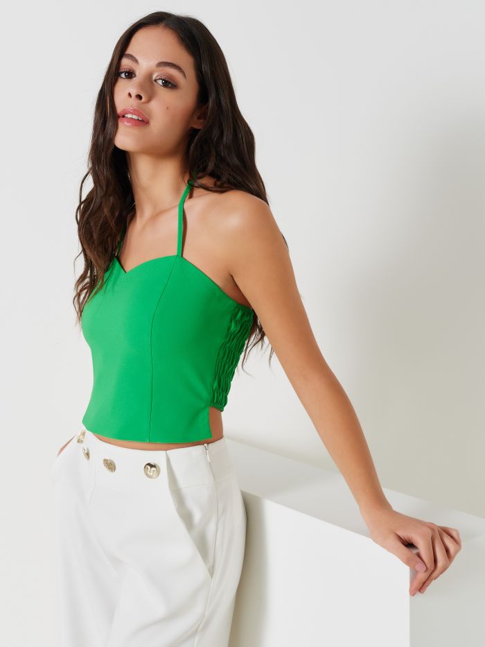 Sweetheart Neckline Top  Rinascimento