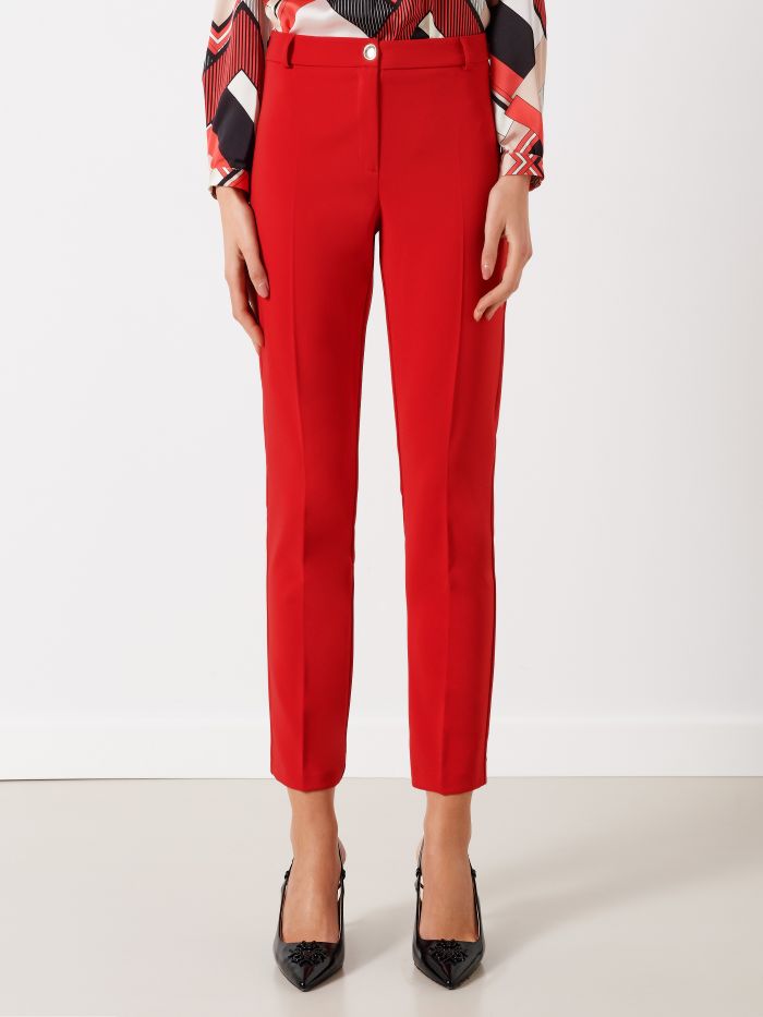 Pantaloni Slim in Tessuto Tecnico   Rinascimento