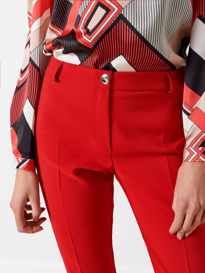 Pantaloni Slim in Tessuto Tecnico   Rinascimento