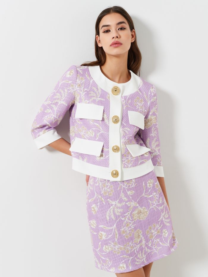 Veste imprimé fleuri   Rinascimento