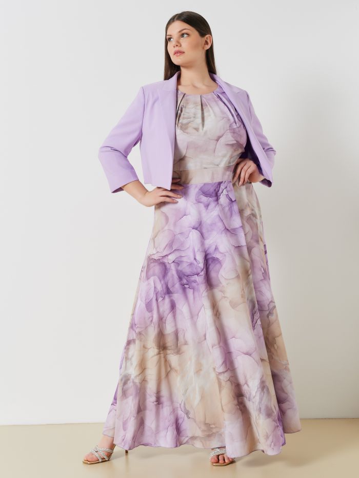 Curvy Shrug in Stretch Technical Fabric