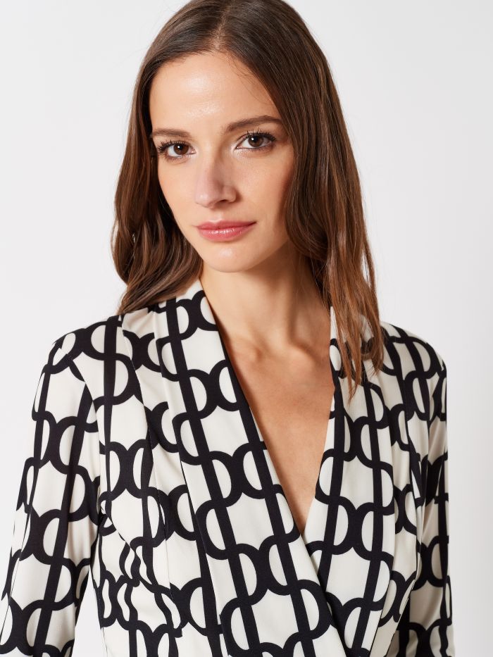Blusa Stampa Geometrica  Rinascimento