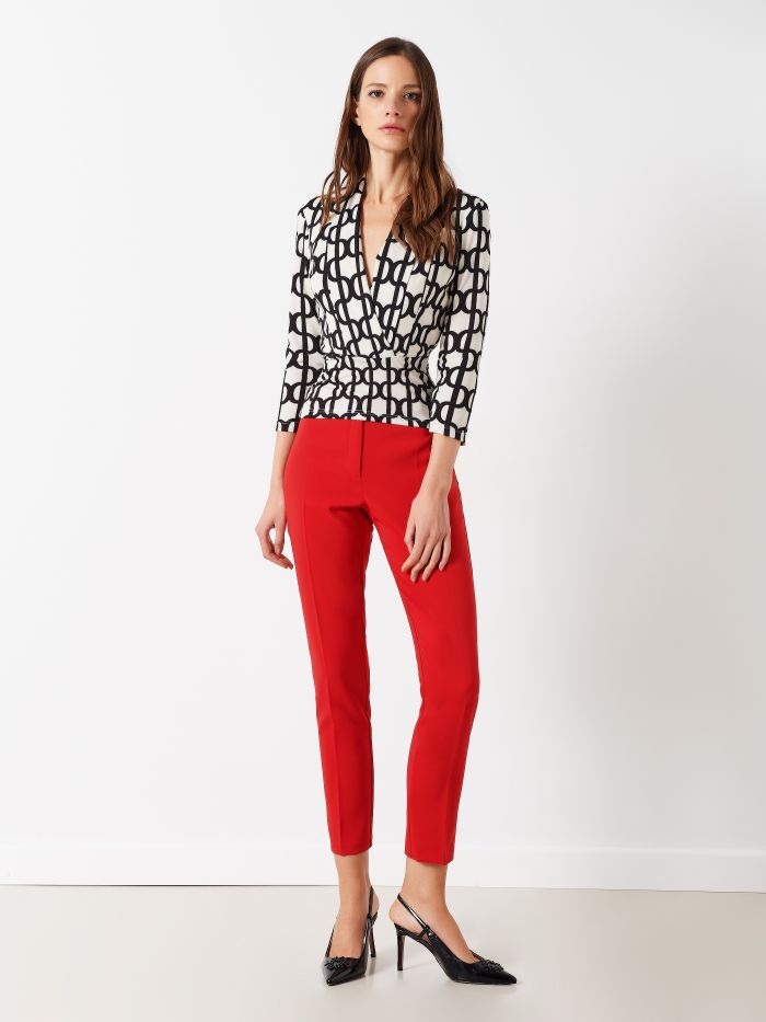 Blusa Stampa Geometrica  Rinascimento