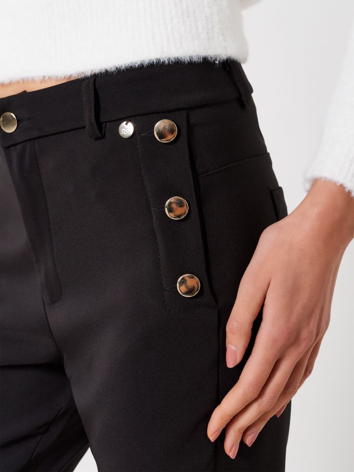 Pantaloni Skinny con Bottoni  Rinascimento
