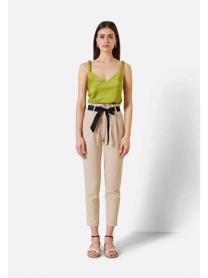 Pantaloni Carrot con Pince  Rinascimento