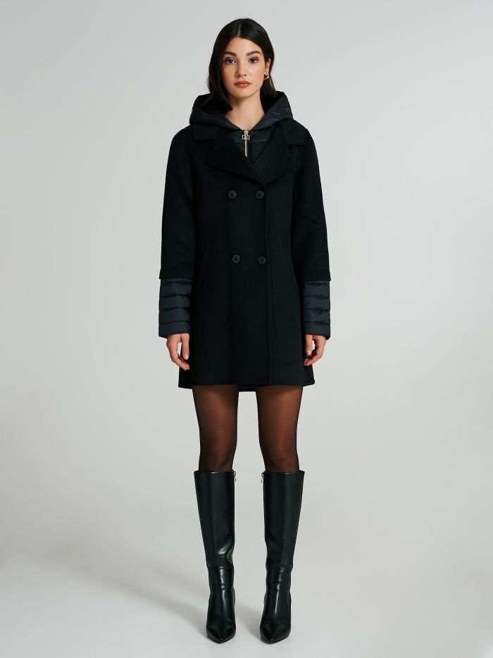 Manteau avec empiècements matelassés Repreve®  Rinascimento