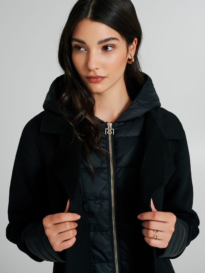 Manteau avec empiècements matelassés Repreve®  Rinascimento