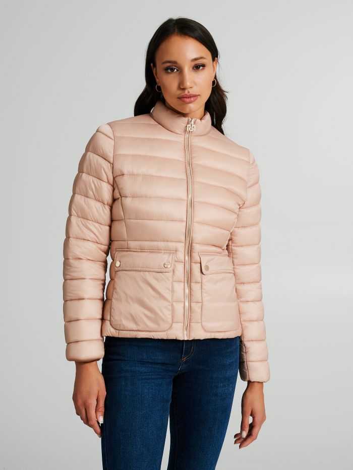 Short down jacket with Repreve® front pockets  Rinascimento