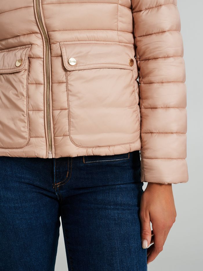 Short down jacket with Repreve® front pockets  Rinascimento