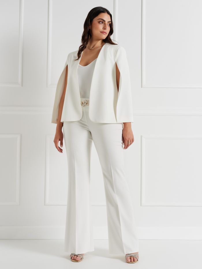 Bridal Collection Curvy Mid Flared Trousers  Rinascimento