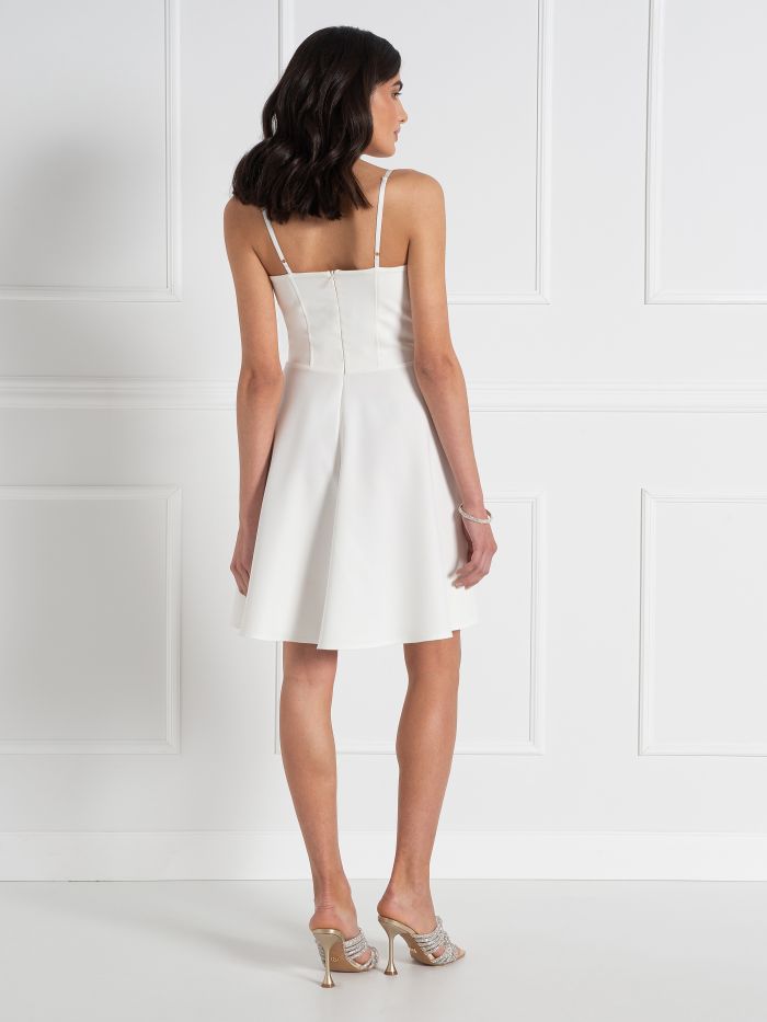 Bridal Collection Midi Dress with Full Skirt  Rinascimento