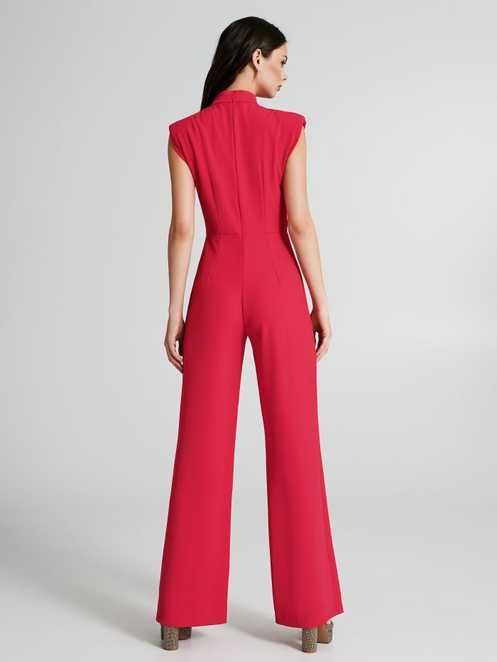 Jumpsuit with padded shoulders   Rinascimento