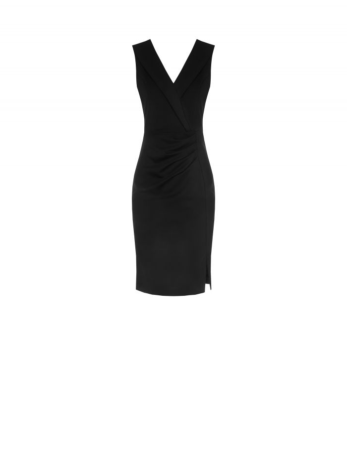 Sheath dress with lapels  Rinascimento