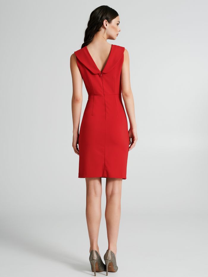 Sheath dress with lapels  Rinascimento