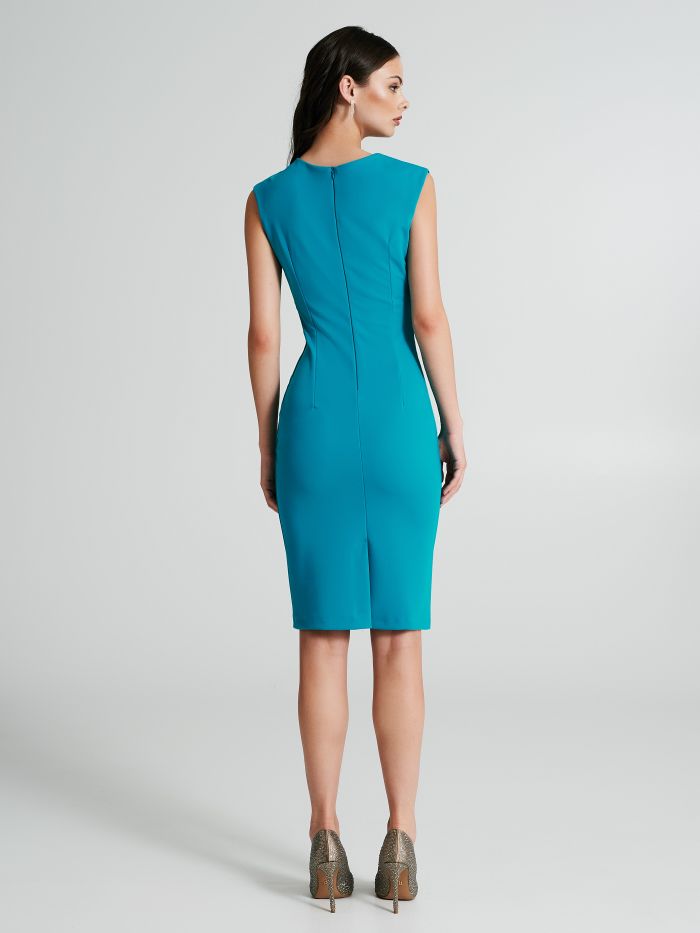 Midi dress with gathered detail  Rinascimento