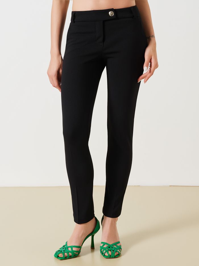 Pantalon slim en néoprène  Rinascimento