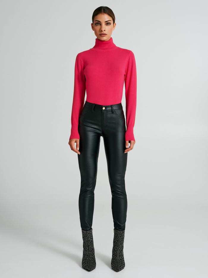 Pantalon skinny en simili cuir  Rinascimento