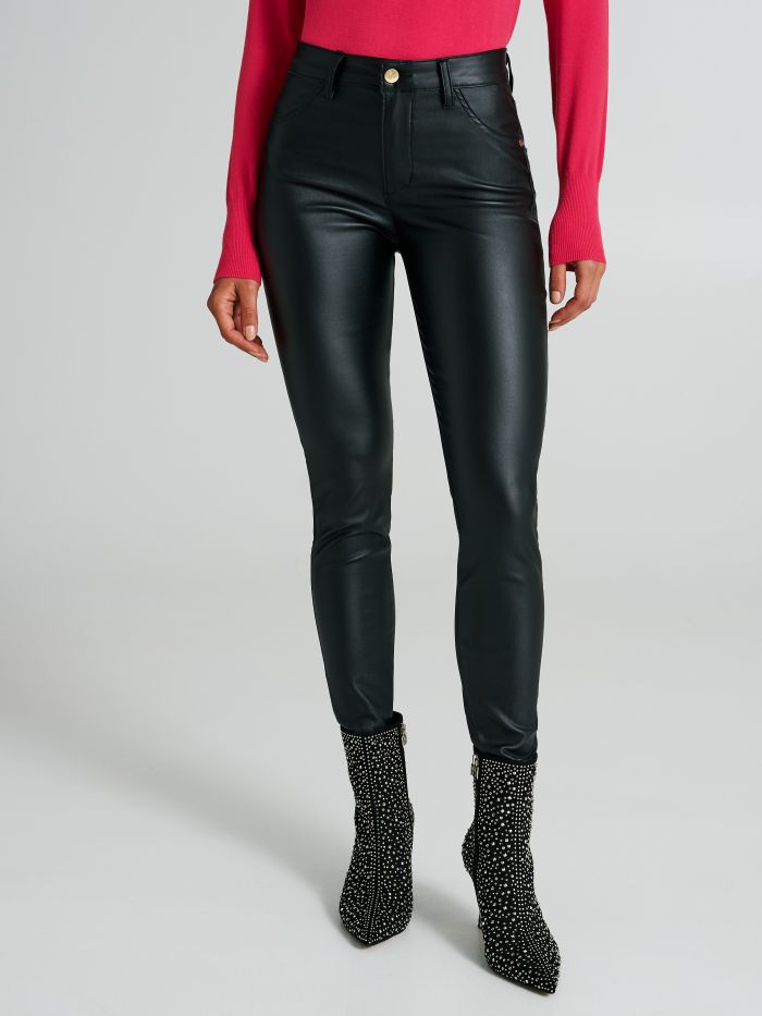 Pantalon skinny en simili cuir  Rinascimento