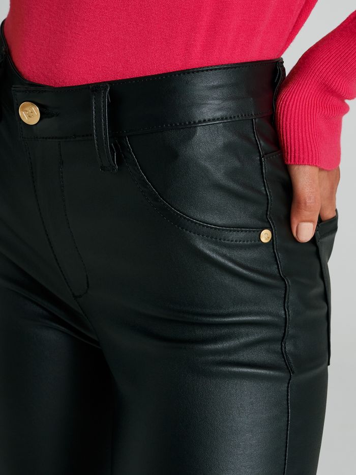 Faux leather skinny trousers  Rinascimento