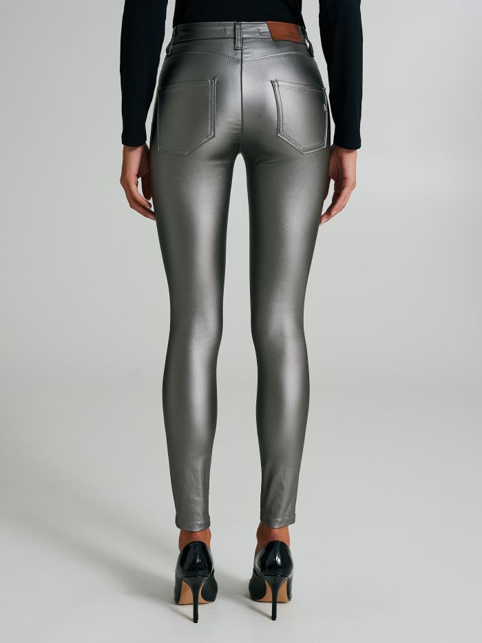 Faux leather skinny trousers  Rinascimento