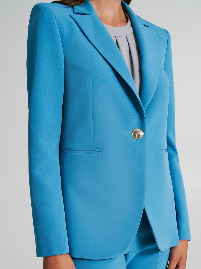 Single-button jacket in technical fabric  Rinascimento