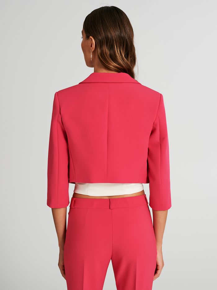 Cropped jacket in technical fabric  Rinascimento