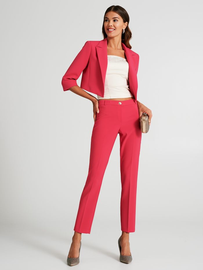 Cropped jacket in technical fabric  Rinascimento