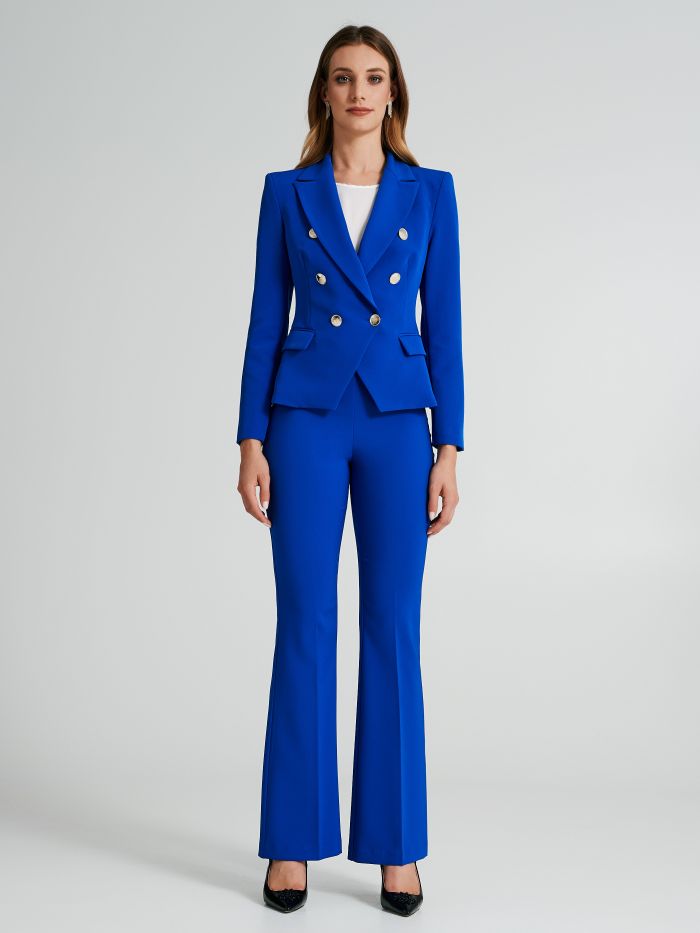Fitted double-breasted jacket with 6 buttons   Rinascimento