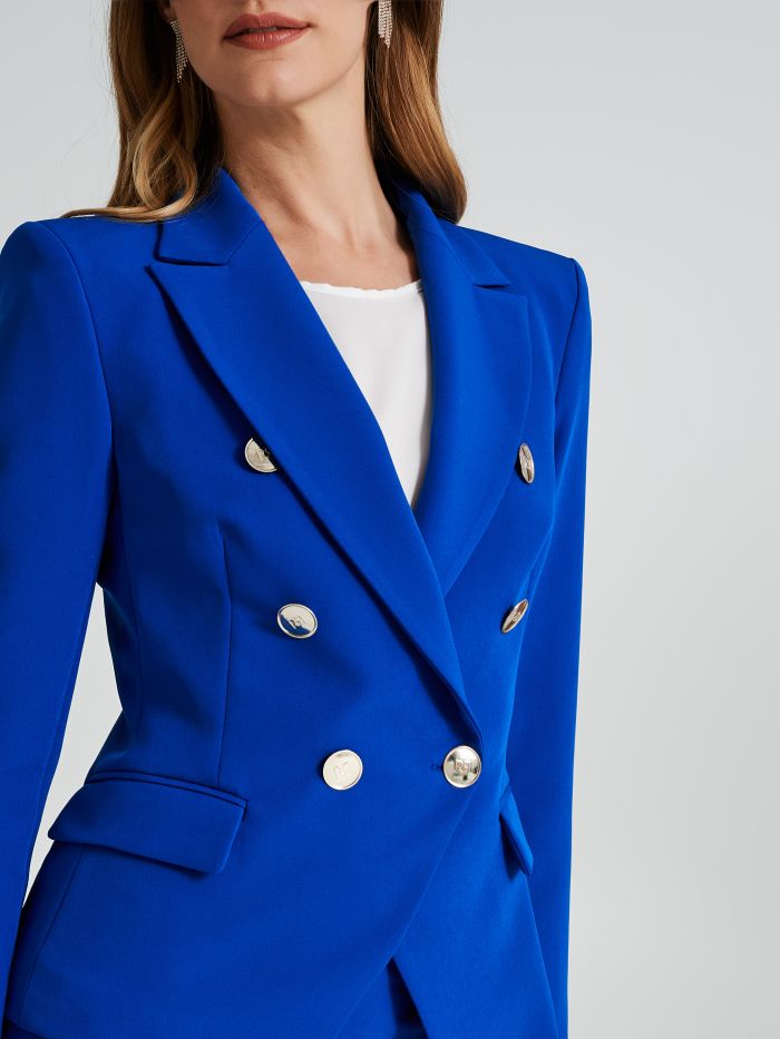 Fitted double-breasted jacket with 6 buttons   Rinascimento