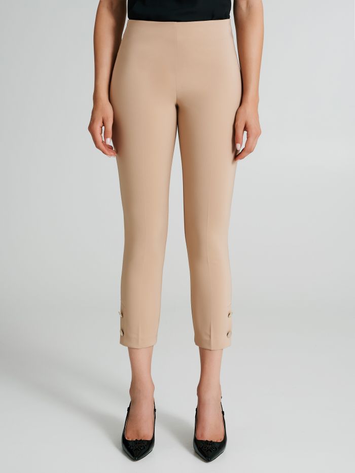 Slim-fit trousers in technical fabric  Rinascimento