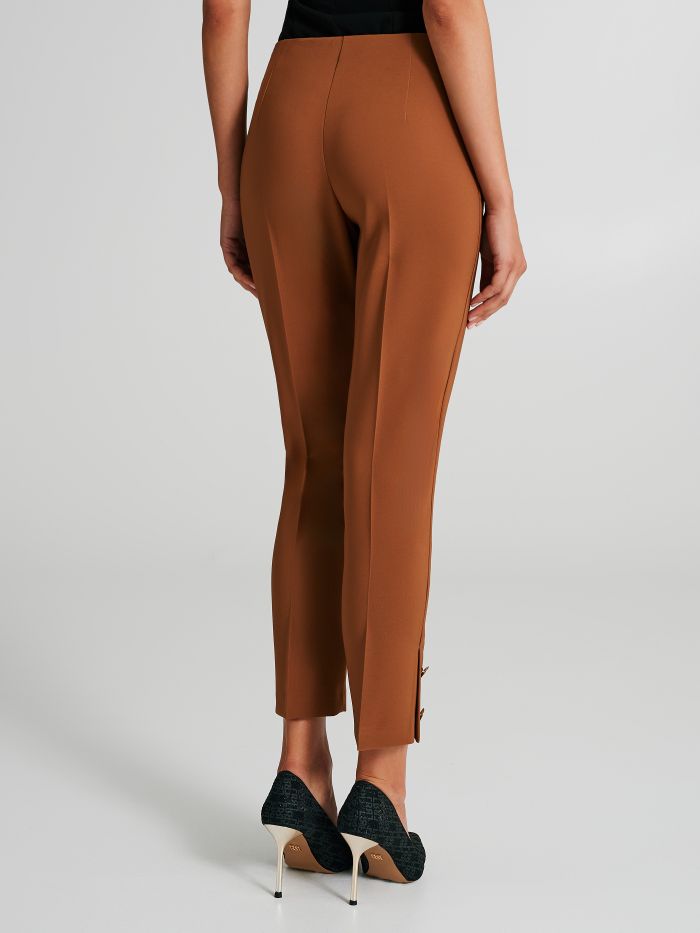Slim-fit trousers in technical fabric  Rinascimento
