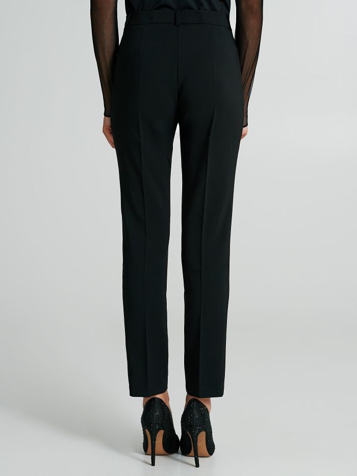 Slim-fit Trousers in Technical Fabric  Rinascimento